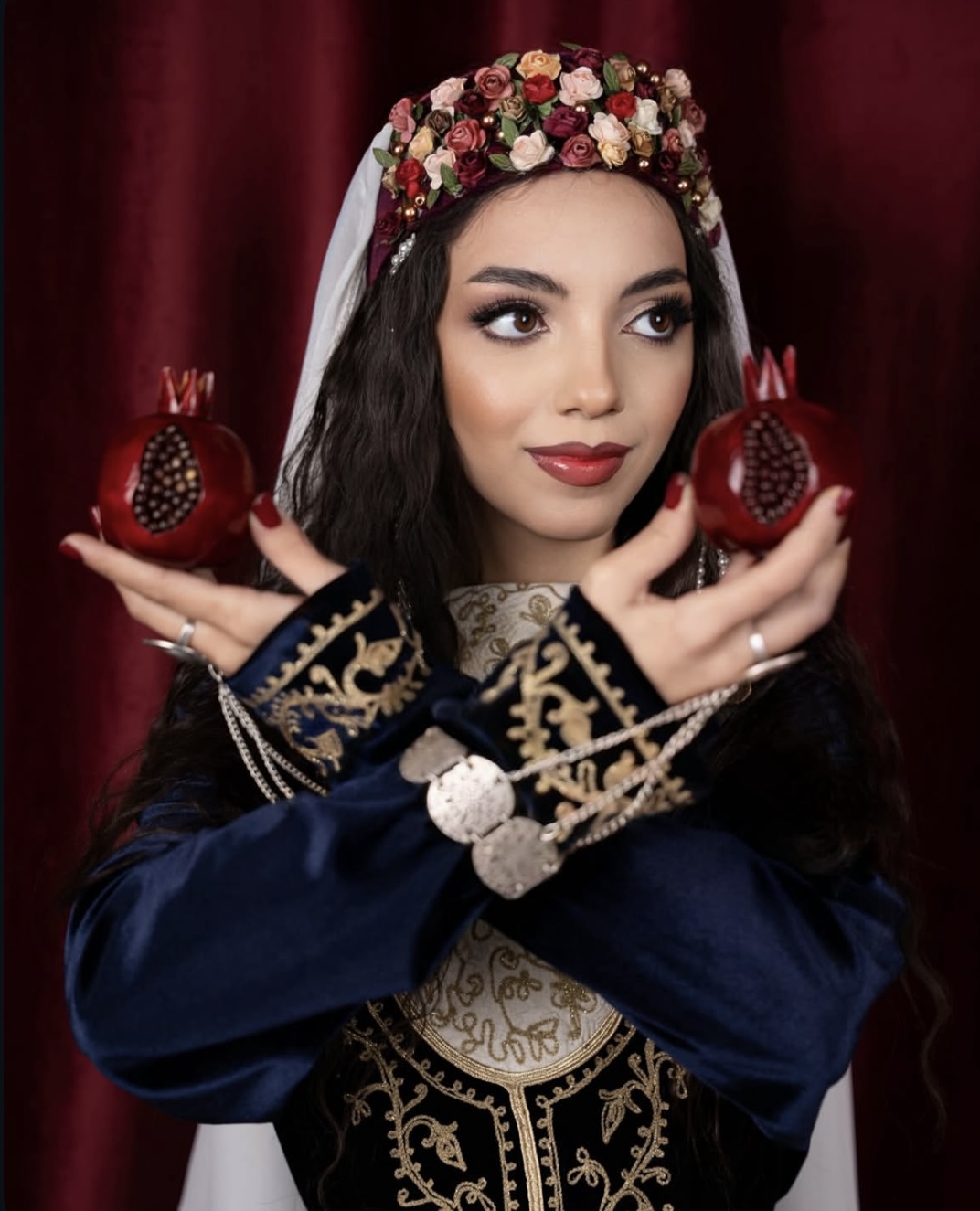 Armenian traditional makeup look